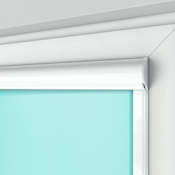 Roleta Standard w kasecie płaskiej błękitna na wymiar