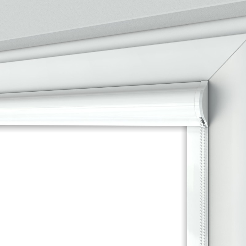 Roleta Standard w kasecie płaskiej biała na wymiar