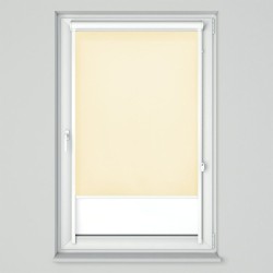 Roleta w kasecie przestrzennej z tkaniną standard krem