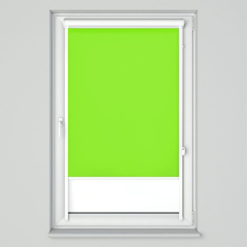 Roleta w kasecie przestrzennej z tkaniną standard limonka