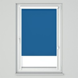 Roleta w kasecie przestrzennej z tkaniną standard granatowa