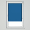 Roleta w kasecie przestrzennej z tkaniną standard granatowa