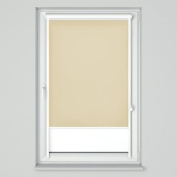 Roleta w kasecie przestrzennej z tkaniną standard jasny beż