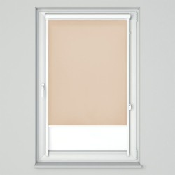 Roleta w kasecie przestrzennej z tkaniną standard cappucino