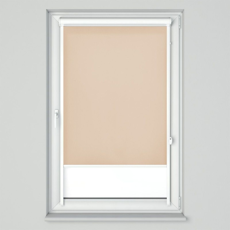 Roleta w kasecie przestrzennej z tkaniną standard cappucino