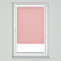 Roleta w kasecie przestrzennej z tkaniną standard jasny róż