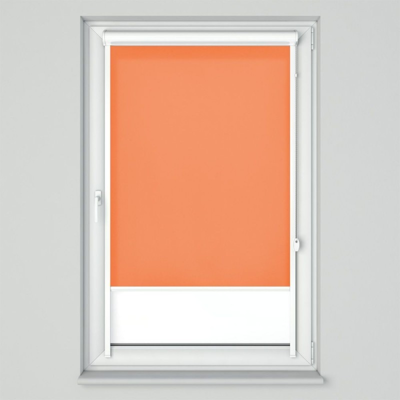 Roleta w kasecie przestrzennej z tkaniną standard ceglasta