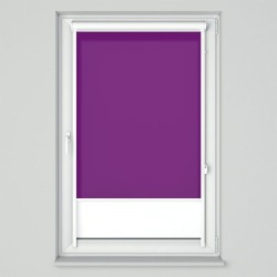 Roleta w kasecie przestrzennej z tkaniną standard śliwkowa