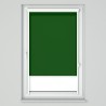 Roleta w kasecie przestrzennej z tkaniną standard ciemnozielona