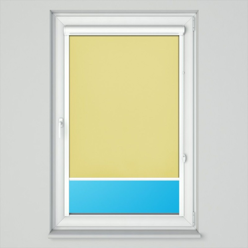 Roleta w kasecie płaskiej z tkaniną zaciemniającą brzoskwinia