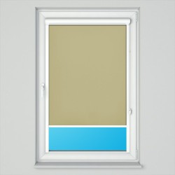 Roleta w kasecie płaskiej z tkaniną zaciemniającą Thermo beżowa