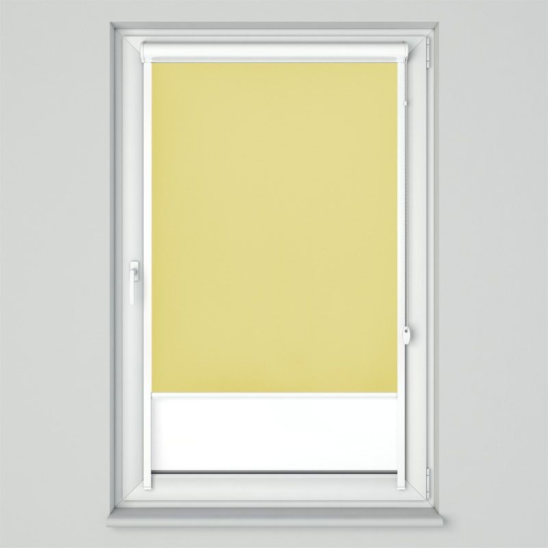 Roleta w kasecie przestrzennej z prowadnicami U z tkaniną zaciemniającą brzoskwinia