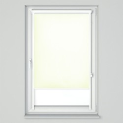 Roleta w kasecie przestrzennej z tkaniną zaciemniającą Thermo kremowa