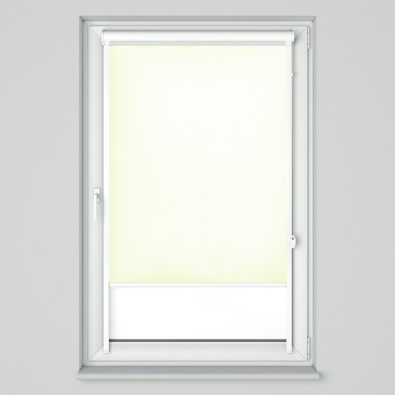 Roleta w kasecie przestrzennej z tkaniną zaciemniającą Thermo kremowa