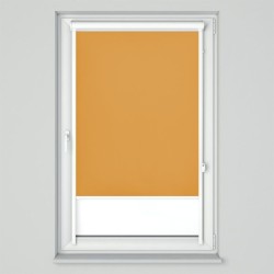 Roleta w kasecie przestrzennej z tkaniną zaciemniającą Thermo pomarańcza