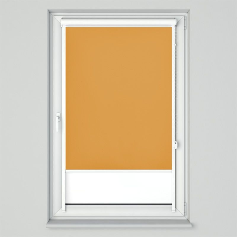 Roleta w kasecie przestrzennej z tkaniną zaciemniającą Thermo pomarańcza