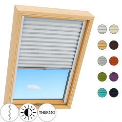 Rolety dachowe harmonijkowe Premium Pearl