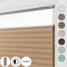 Rolety harmonijkowe Roleta plisowana Albedo Duo Transparent