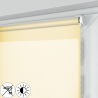 Bezinwazyjna roleta MINI z kremową tkaniną rozpraszającą światło 