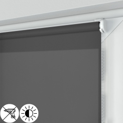 Roleta MINI z grafitową tkaniną rozpraszającą światło 