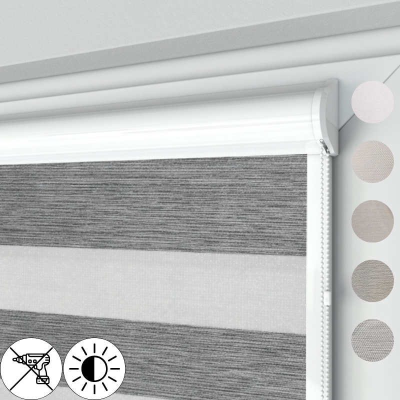 Roleta ANTIQUE Melange dzień‑noc – funkcjonalna kaseta przestrzenna