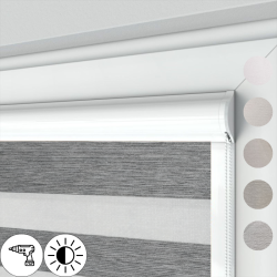 Roleta płaska ANTIQUE Melange dzień‑noc – elegancja i przytulne wnętrze