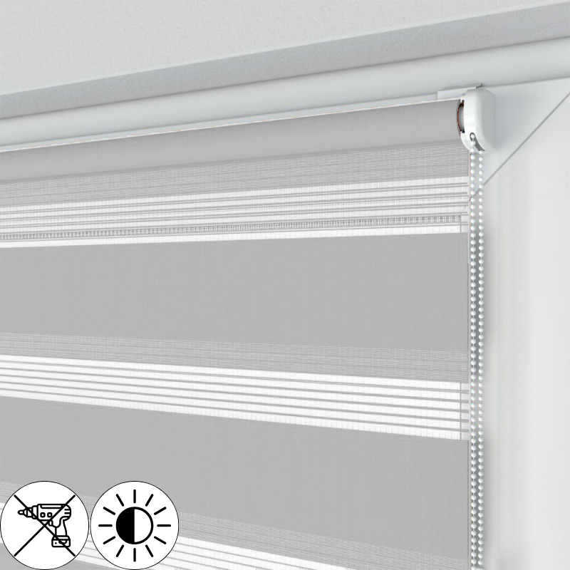 Roleta MINI JASNOSZARA na wymiar – nowoczesna roleta, łatwy montaż