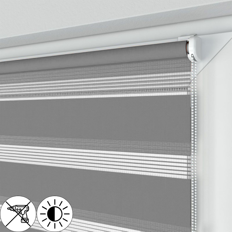 Roleta MINI CIEMNOSZARA na wymiar – elegancka i praktyczna