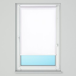 Roleta MINI z tkaniną STANDARD, biała, na wymiar