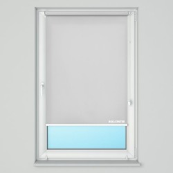 Roleta MINI z tkaniną STANDARD, szara, na wymiar