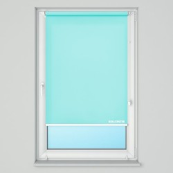 Roleta MINI z tkaniną STANDARD, błękitna, na wymiar