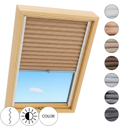 Plisa do okna dachowego - Melange