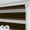 Roleta Mini Dzień i Noc, Brązowa, Na wymiar, Bezinwazyjna wenge