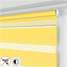 Żółta Roleta Mini Dzień i Noc, Żółta, Na wymiar, Bezinwazyjna