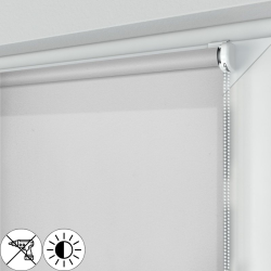 Roleta MINI z szarą tkaniną rozpraszającą światło