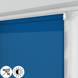 Roleta MINI z granatową tkaniną rozpraszającą światło
