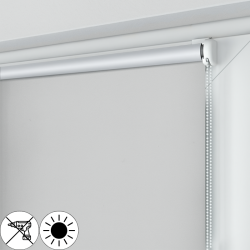 Roleta MINI z tkaniną zaciemniającą Thermo szara