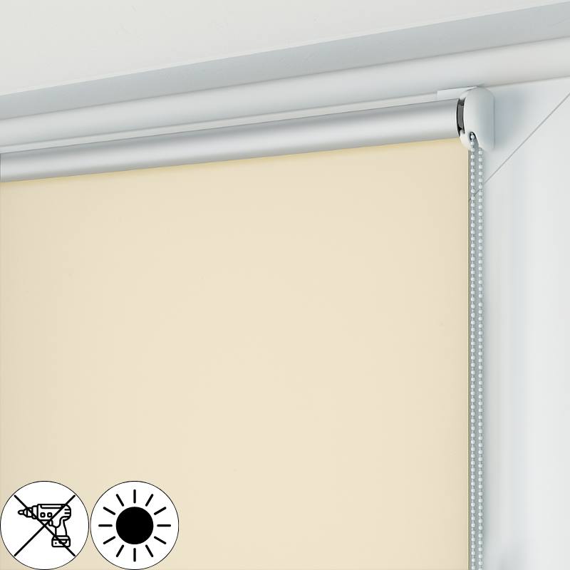 Roleta MINI z tkaniną zaciemniającą Thermo żółta