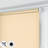 Roleta MINI z beżową tkaniną zaciemniającą