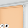 Roleta MINI z brzoskwiniową tkaniną zaciemniającą