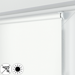 Roleta MINI zaciemniająca, biała, na wymiar