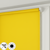 Roleta MINI zaciemniająca, żółta, na wymiar