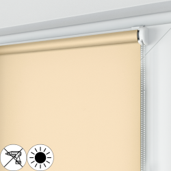 Roleta MINI zaciemniająca, beżowa, na wymiar