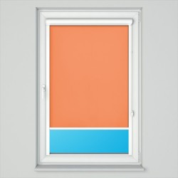 Roleta w kasecie przestrzennej z tkaniną standard jasna czerwień