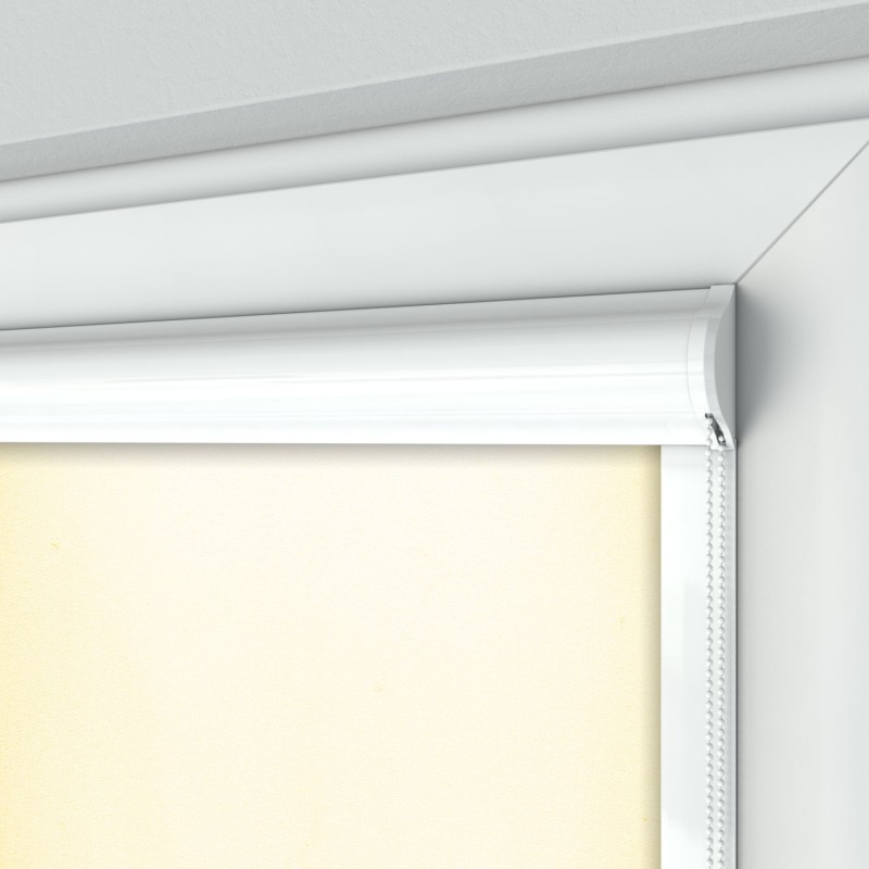 Roleta Standard w kasecie płaskiej kremowa na wymiar