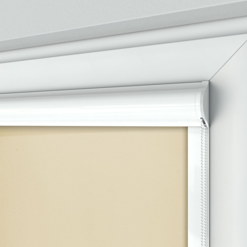 Roleta Standard w kasecie płaskiej jasny beż na wymiar