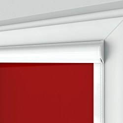 Roleta Standard w kasecie płaskiej jasna czerwień na wymiar