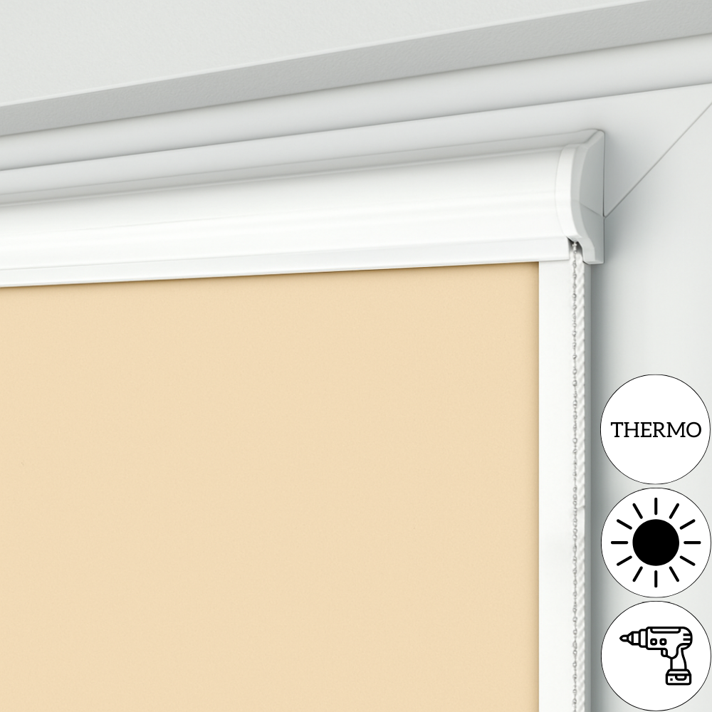 Rolety w kasecie z tkaniną THERMO